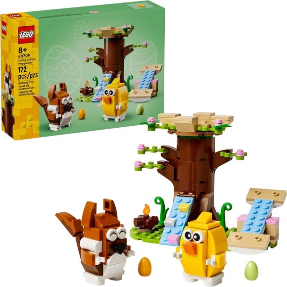 New LEGO Spring Animal Playground Building Toy Set Squirrel Chick Bird Figure - Picture 3 of 14
